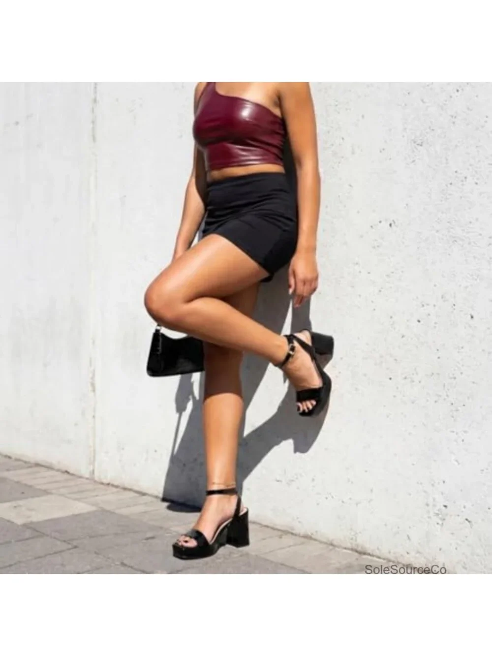 Cushionaire Cherry Platform Sandal Ankle Strap Memory Foam